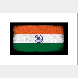 India Flag Vintage Posters and Art